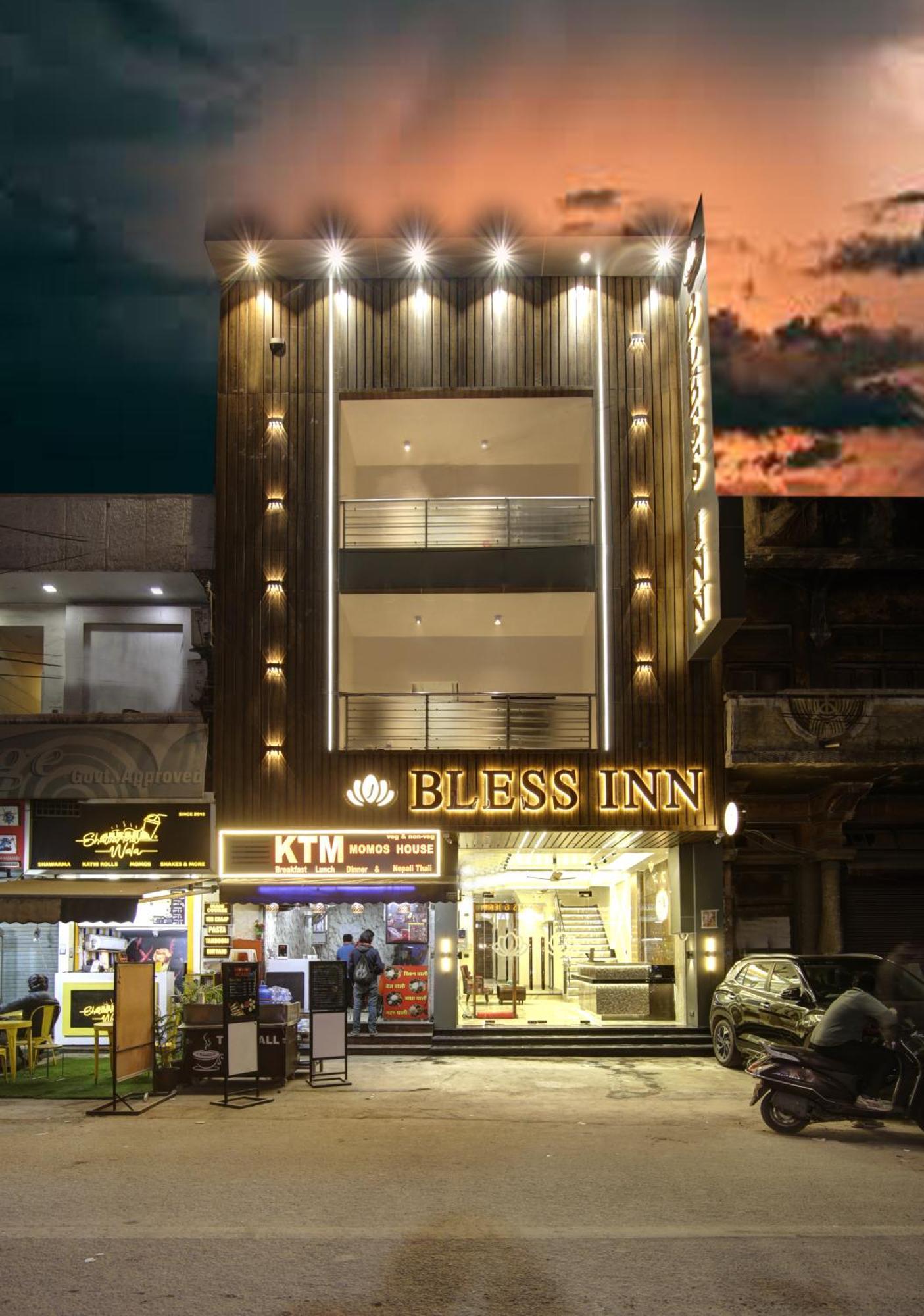 ניו דלהי Bless Inn - Near Connaught Place מראה חיצוני תמונה